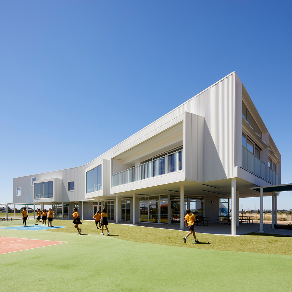 A photo of St Claire’s Primary School by ROAM Architects